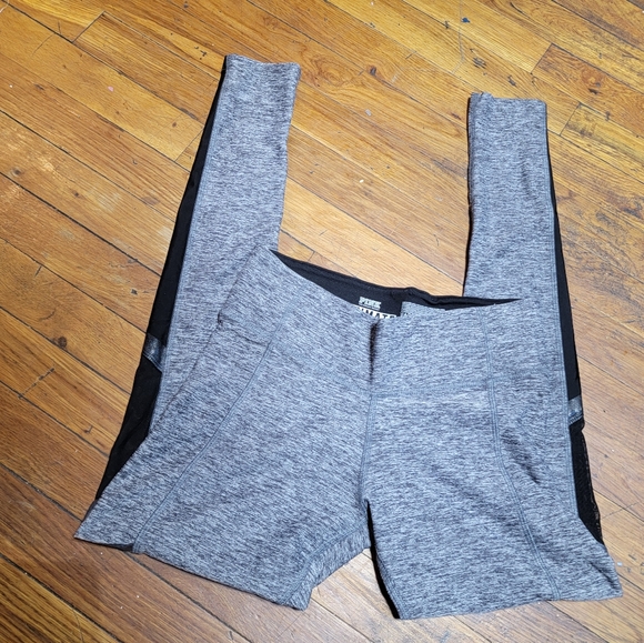 Victoria's Secret PINK Ultimate size sx/TP Mesh Cut Out High Rise Leggings/ Pant - Picture 5 of 17